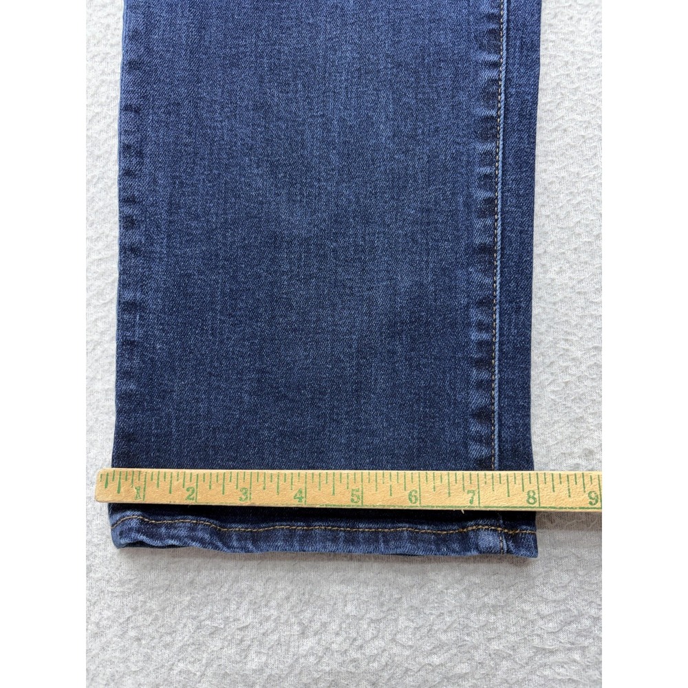 Quince Jeans Womens 31x28 Blue Bella Stretch Straight High Rise Dark Wash Denim - Picture 9 of 15